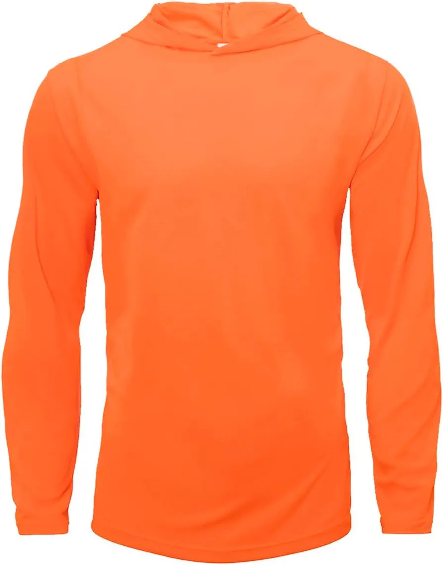 5 Pack Mens Long Sleeve Tee Shirts Quick Dry Sun Protection Hoodie Fishing Shirts Workout Shirts