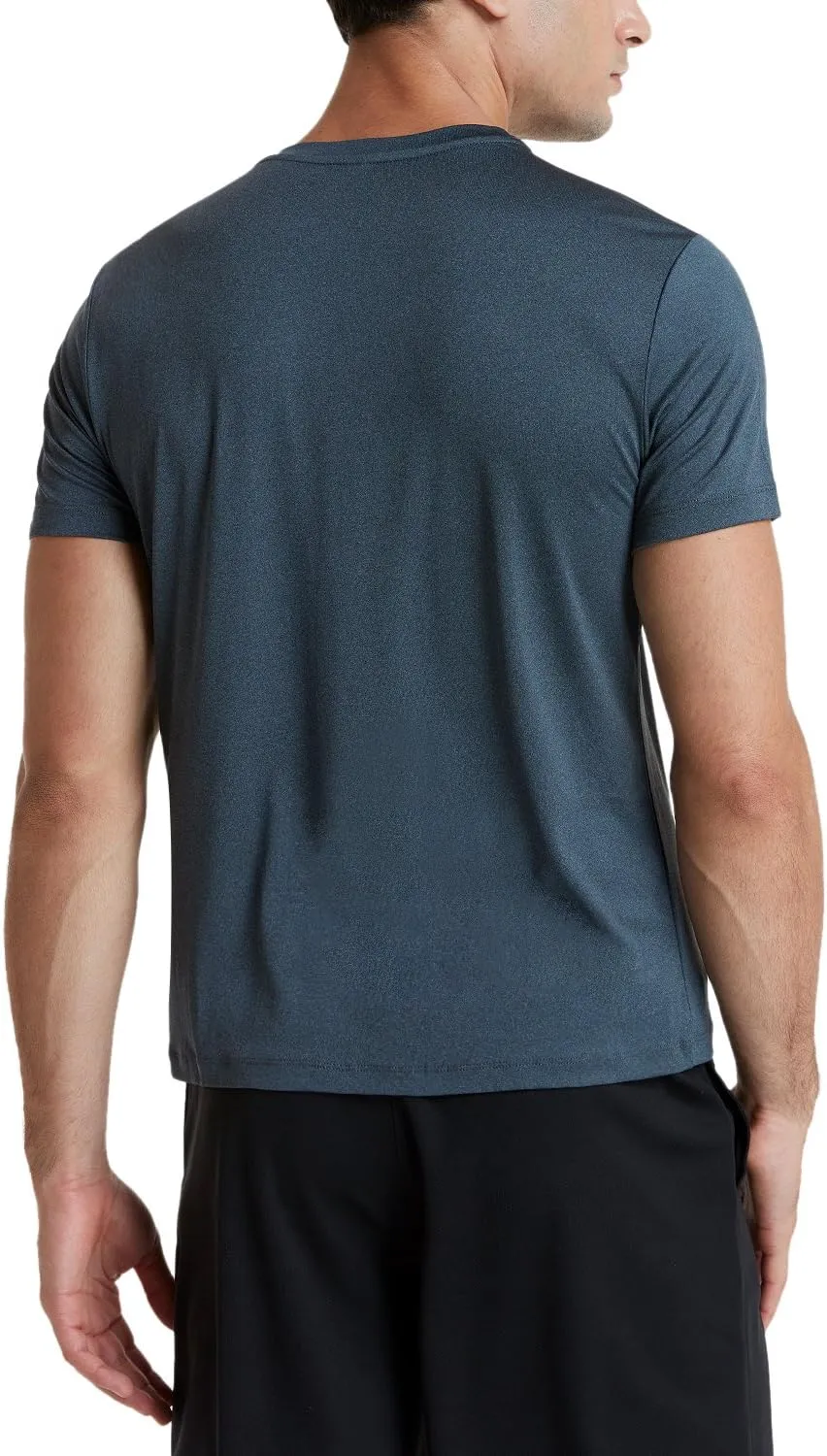 ATHLIO Men's Workout Running Shirts, Sun Protection Quick Dry Athletic Shirts, Short Sleeve Gym T-Shirts