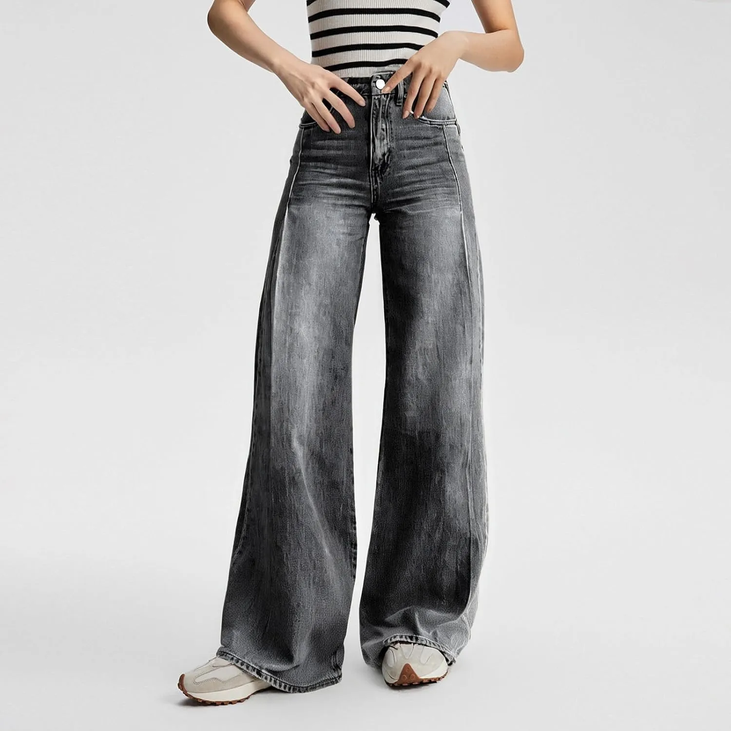 Baggy Jeans for Women 2025 Trendy Wide Leg Boyfriend Pants Y2k Streetwear Hippie Clothes Denim Outfit Western Wear