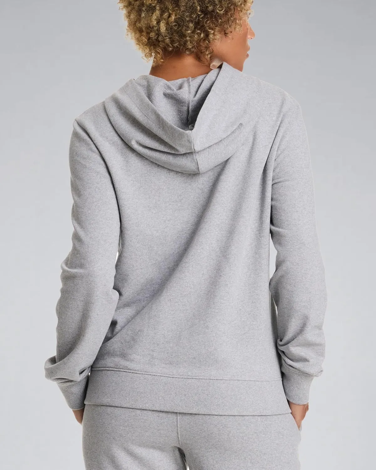bebe French Terry Hoodies for Women, Pullover Sweatshirts for Women, Comfy and Cute Sweatshirt, Regular and Plus Size