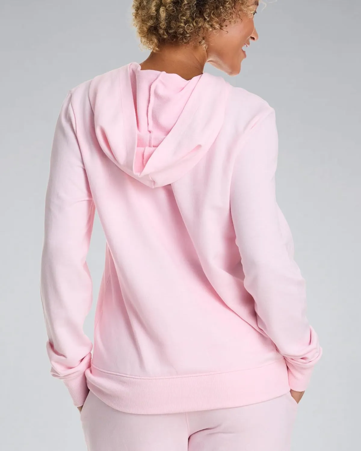 bebe French Terry Hoodies for Women, Pullover Sweatshirts for Women, Comfy and Cute Sweatshirt, Regular and Plus Size