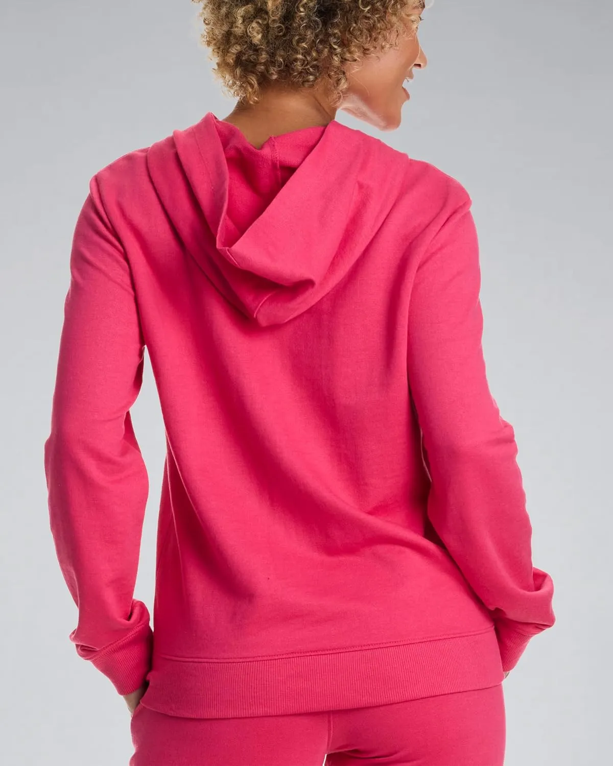 bebe French Terry Hoodies for Women, Pullover Sweatshirts for Women, Comfy and Cute Sweatshirt, Regular and Plus Size