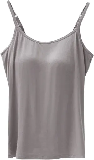 Built in Bra Tshirts for Womens Padded Active Tops Sleeveless Blouses Fall Soft Pajama Casual Shirts for Workout
