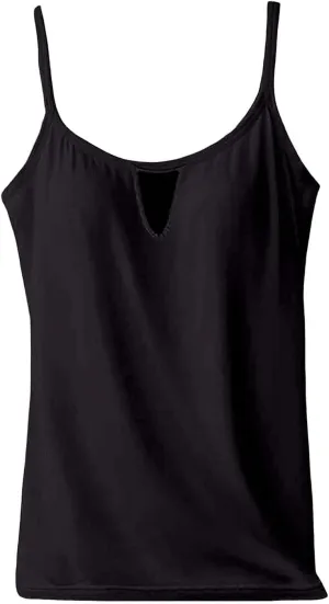 Built in Bras Tank Tops for Women 2025 Sexy Summer Sleeveless Beach Cami Plus Size Vacation Dressy Spaghetti Outfits