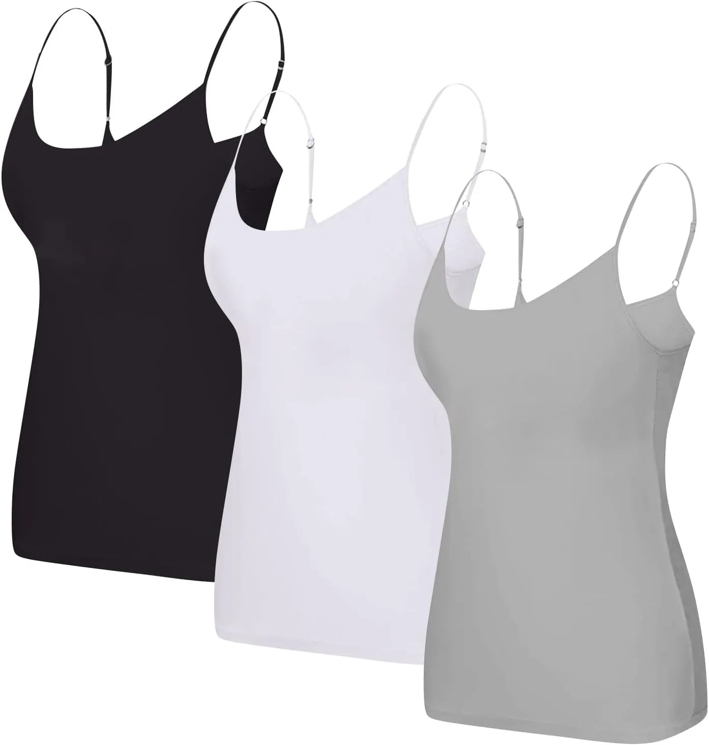 Camisole Bras for Women Womens Camisoles Tops with Built in Padded Bra Basic Breathable Tank Top