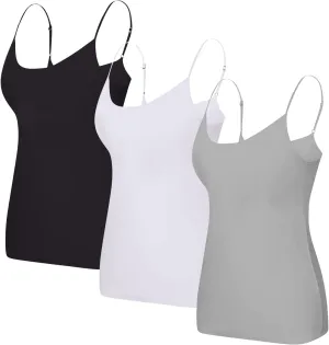 Camisole Bras for Women Womens Camisoles Tops with Built in Padded Bra Basic Breathable Tank Top
