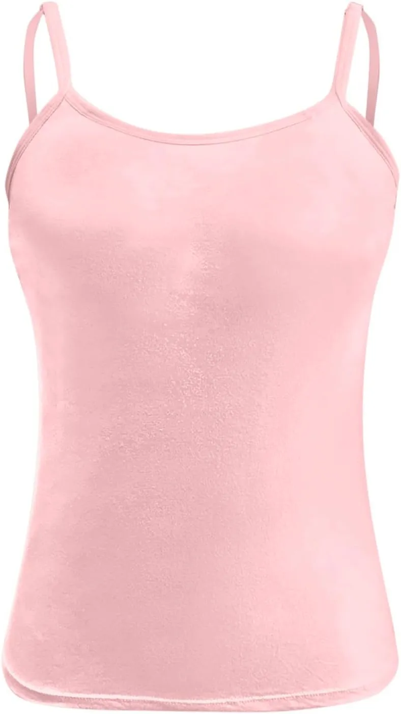 Camisole Tops for Women Summer Adjustable Strap Padded Tank Top Wtih Shelf Bra Workout Yoga Shirts