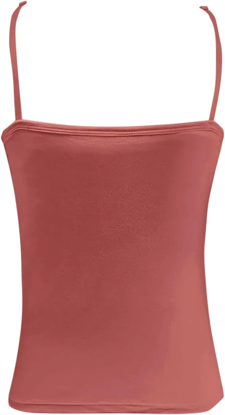 Camisole Tops for Women Summer Adjustable Strap Padded Tank Top Wtih Shelf Bra Workout Yoga Shirts