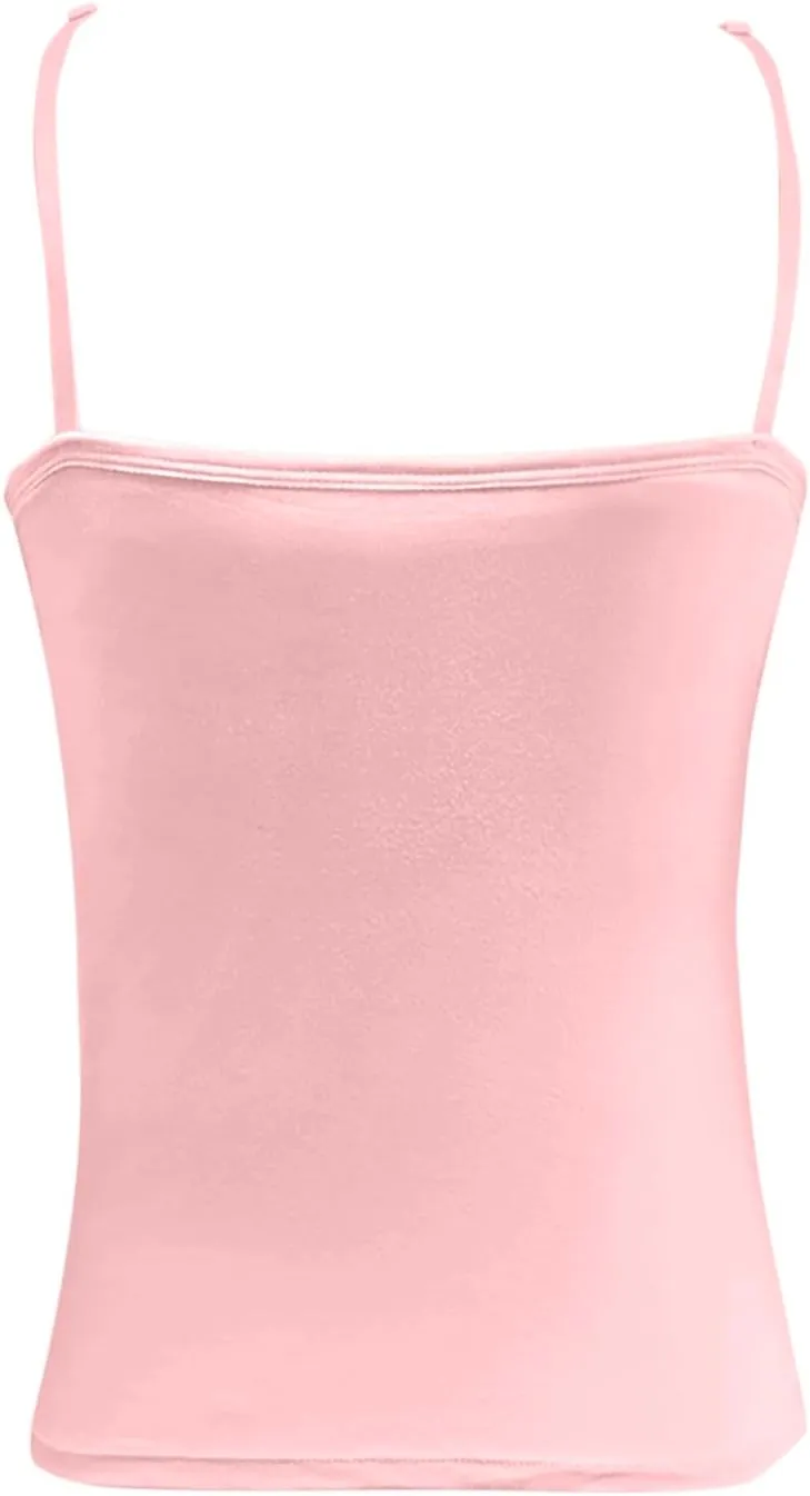 Camisole Tops for Women Summer Adjustable Strap Padded Tank Top Wtih Shelf Bra Workout Yoga Shirts
