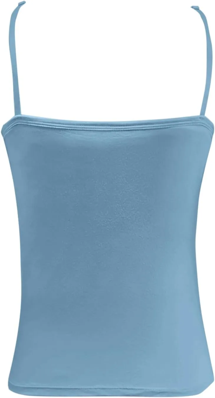 Camisole Tops for Women Summer Adjustable Strap Padded Tank Top Wtih Shelf Bra Workout Yoga Shirts