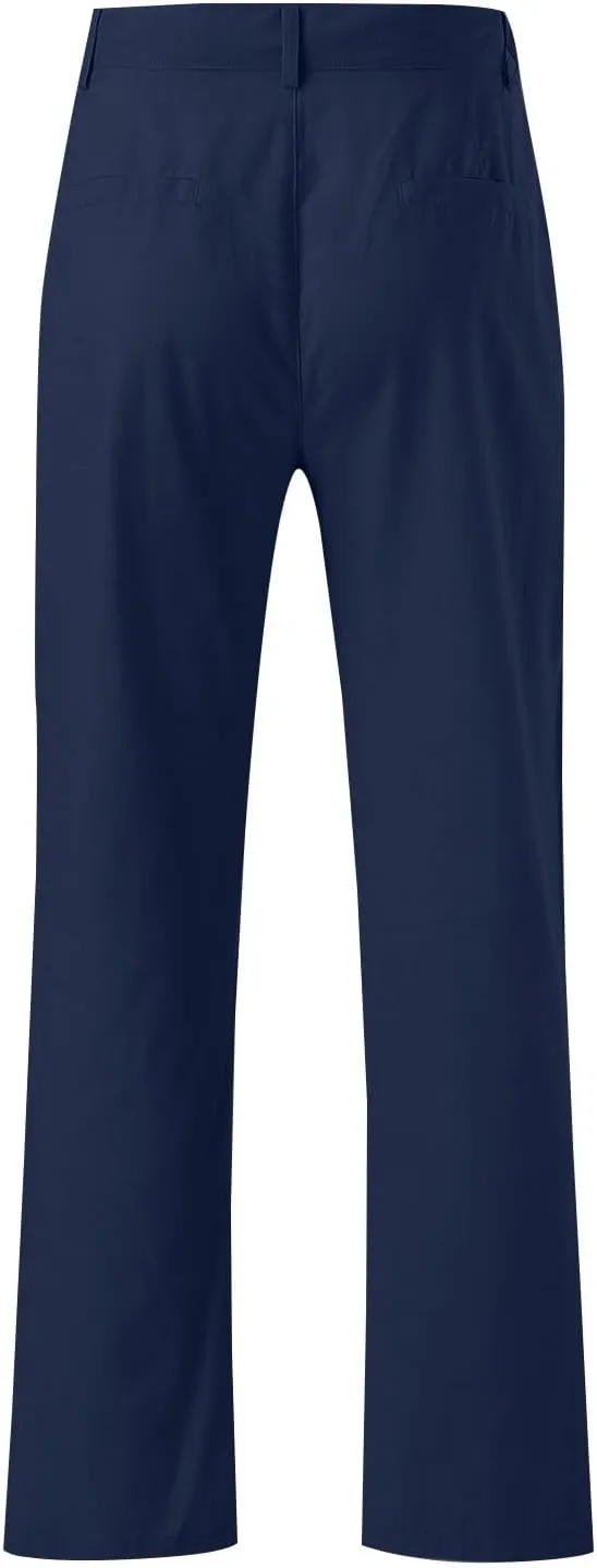 Cotton Linen Pants for Men 2025 Straight Legs Summer Beach Trousers Casual Baggy Loose Fit Yoga Pants with Pocket
