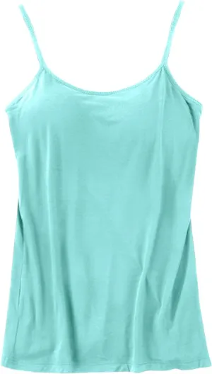 Cropped Camisole for Women Built in Bra Cotton Shelf Bra Crop Cami Adjustable Spaghetti Strap Tank Top 2025