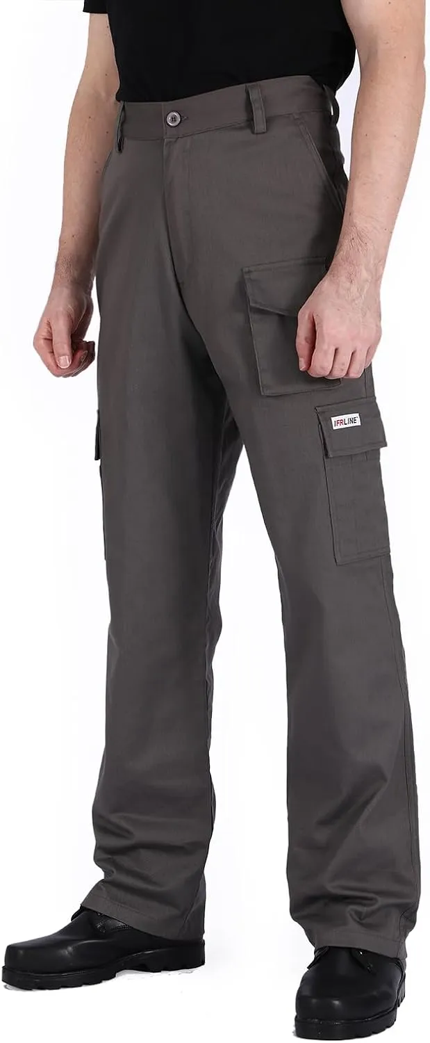 FR Pants for Men Cargo Pants for Men Welding Pants Flame Resistant Pants 7oz Multi-Pockets FR Pants