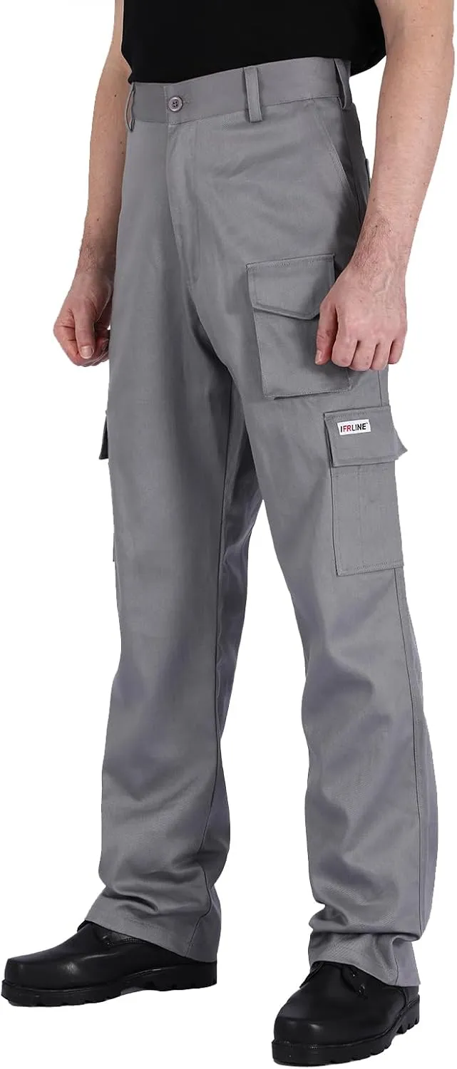 FR Pants for Men Cargo Pants for Men Welding Pants Flame Resistant Pants 7oz Multi-Pockets FR Pants