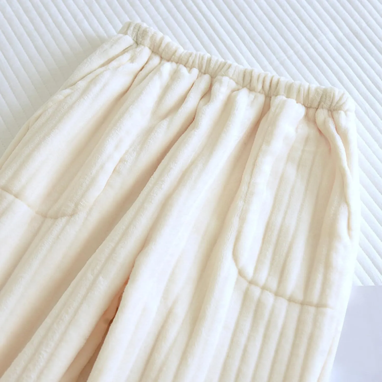 HGps8w Women Fannel Plaid Pajama Pants Casual Soft Winter Warm Sweatpants Loose Fleece Lounge Pants Cozy Pjs Bottoms
