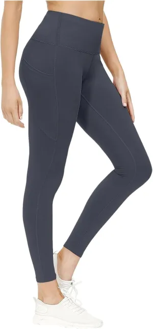 High-Waisted Waist Trainer Ankle-Hugging Pocket Yoga Pants for Women Shapewear Workout Pants with Built-in