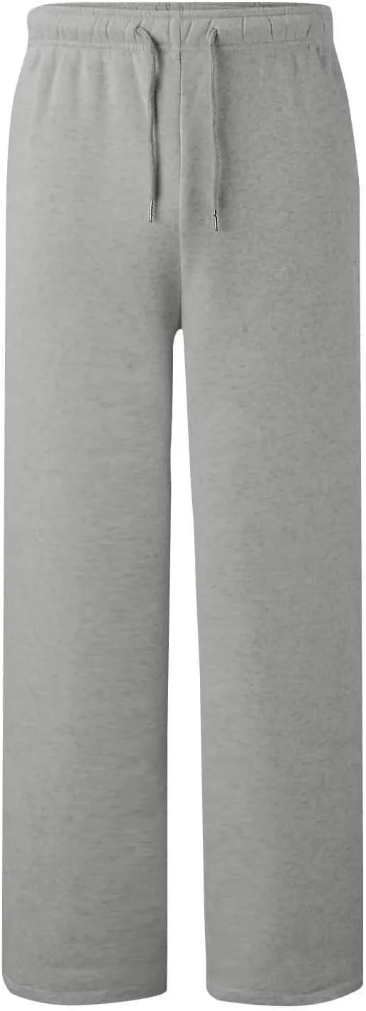 JiXiang Girls Sweatpants Bow Graphic Print High Elastic Waist Straight Leg Fleece Lined Lounge Sweat Pants Wide Leg Joggers