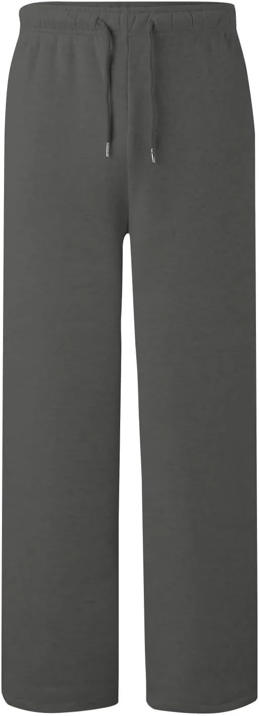 JiXiang Girls Sweatpants Bow Graphic Print High Elastic Waist Straight Leg Fleece Lined Lounge Sweat Pants Wide Leg Joggers