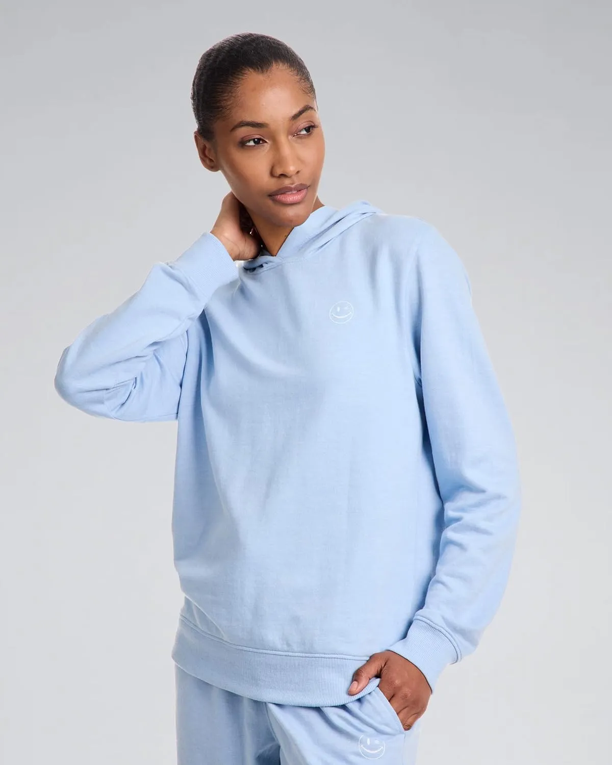 JOE BOXER French Terry Hoodie for Women, Lounge Wear for Women, Womens Hoodies Pullover, Hooded Sweatshirt for Women