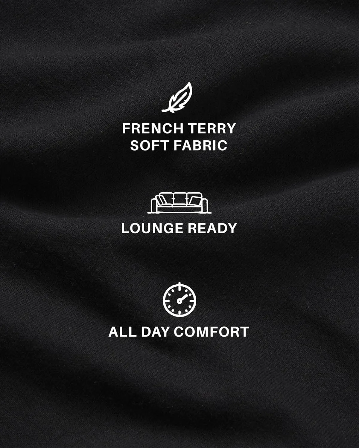 JOE BOXER French Terry Hoodie for Women, Lounge Wear for Women, Womens Hoodies Pullover, Hooded Sweatshirt for Women