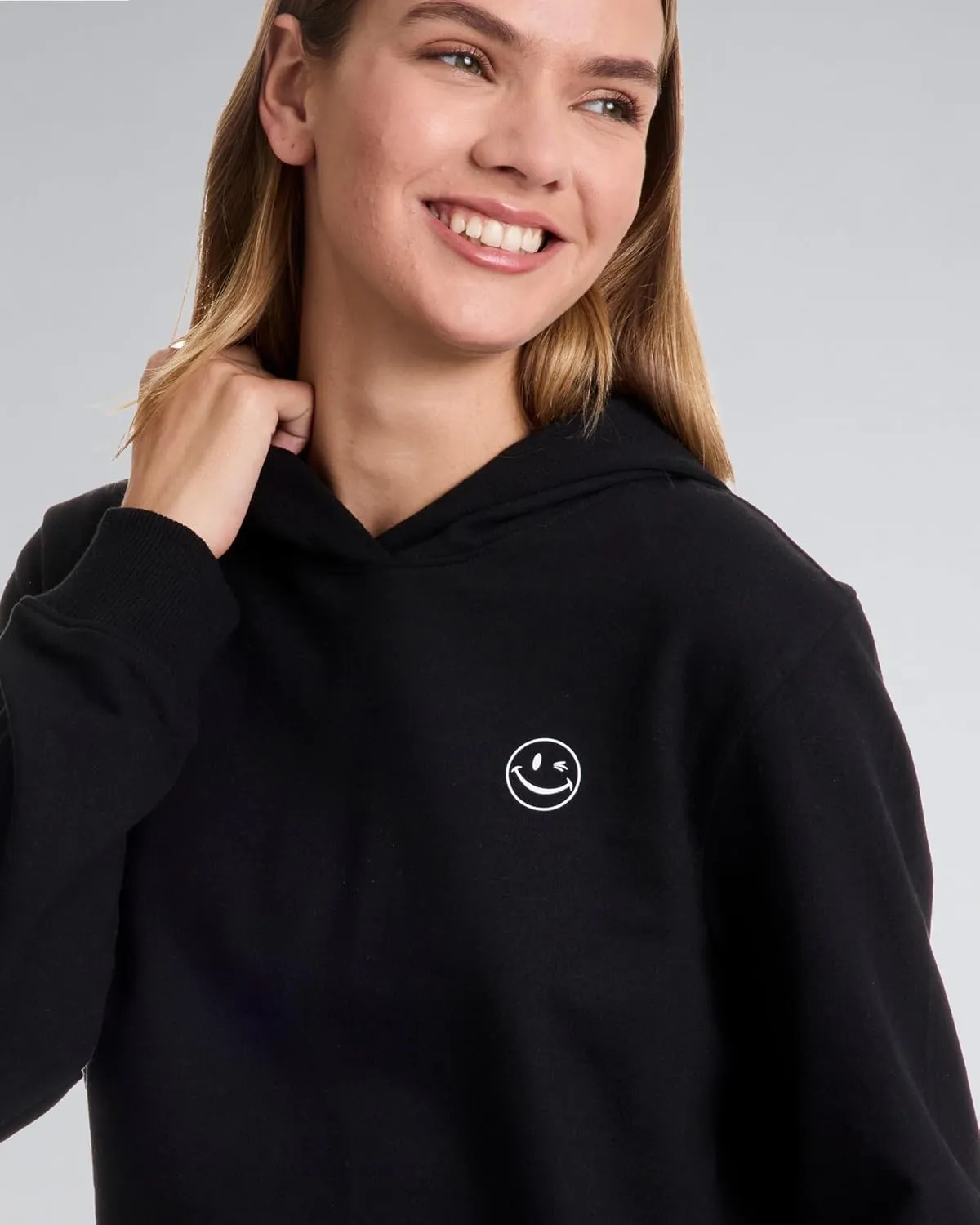 JOE BOXER French Terry Hoodie for Women, Lounge Wear for Women, Womens Hoodies Pullover, Hooded Sweatshirt for Women