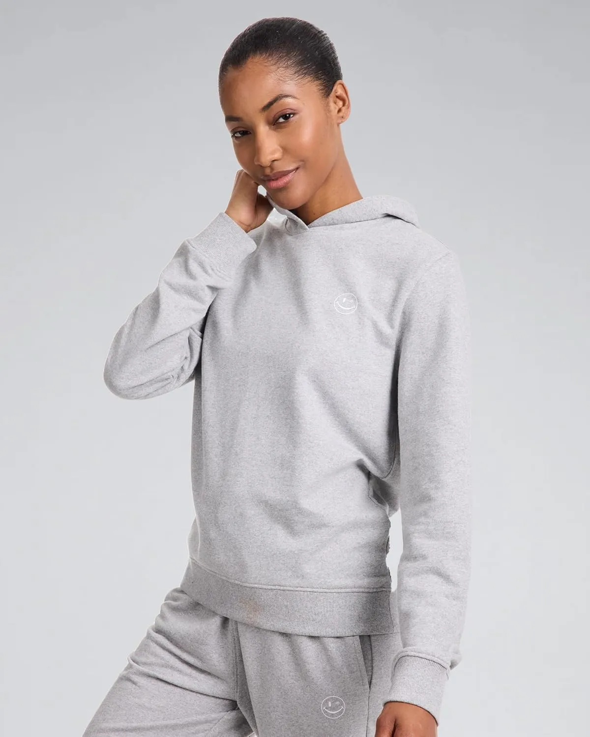 JOE BOXER French Terry Hoodie for Women, Lounge Wear for Women, Womens Hoodies Pullover, Hooded Sweatshirt for Women