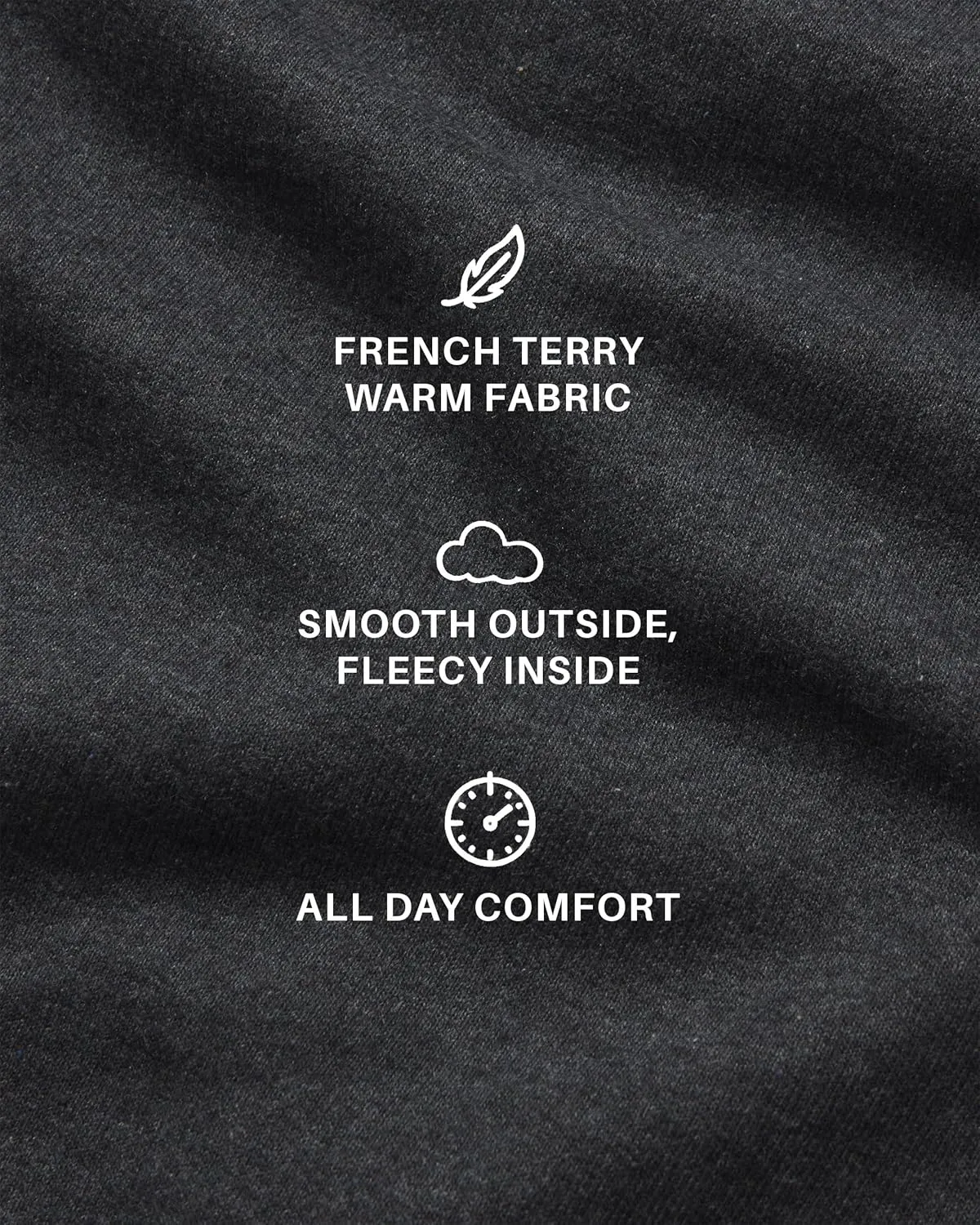 JOE BOXER French Terry Hoodie for Women, Lounge Wear for Women, Womens Hoodies Pullover, Hooded Sweatshirt for Women