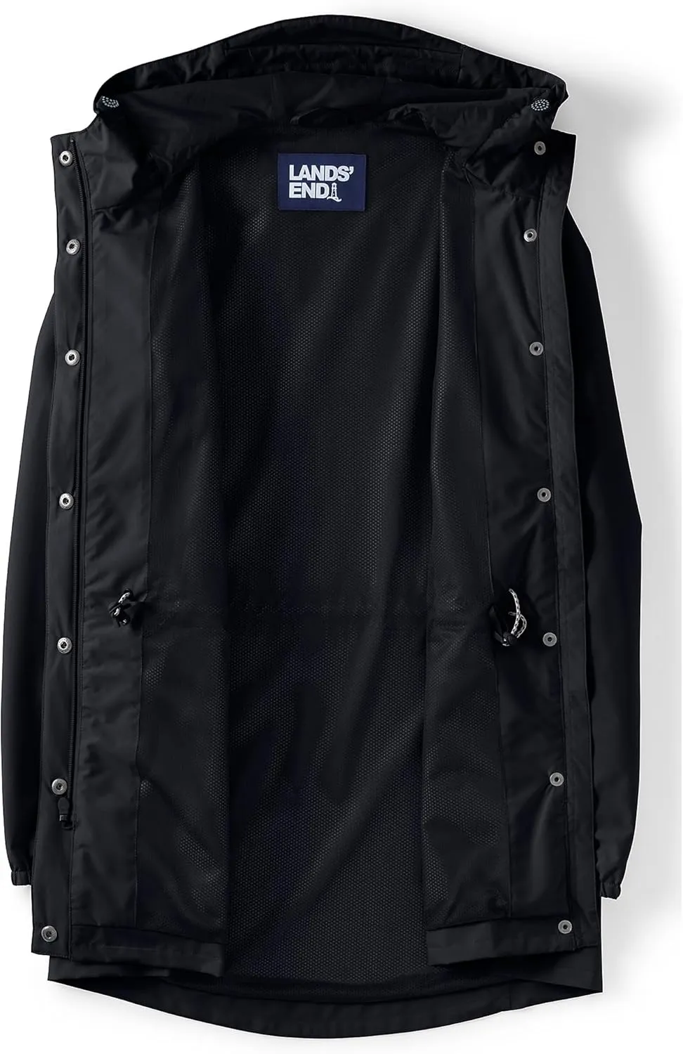 Lands' End Women's Squall Packable Waterproof Raincoat