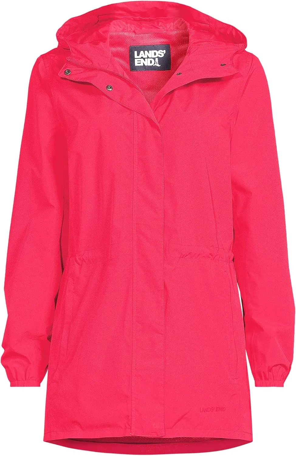 Lands' End Women's Squall Packable Waterproof Raincoat