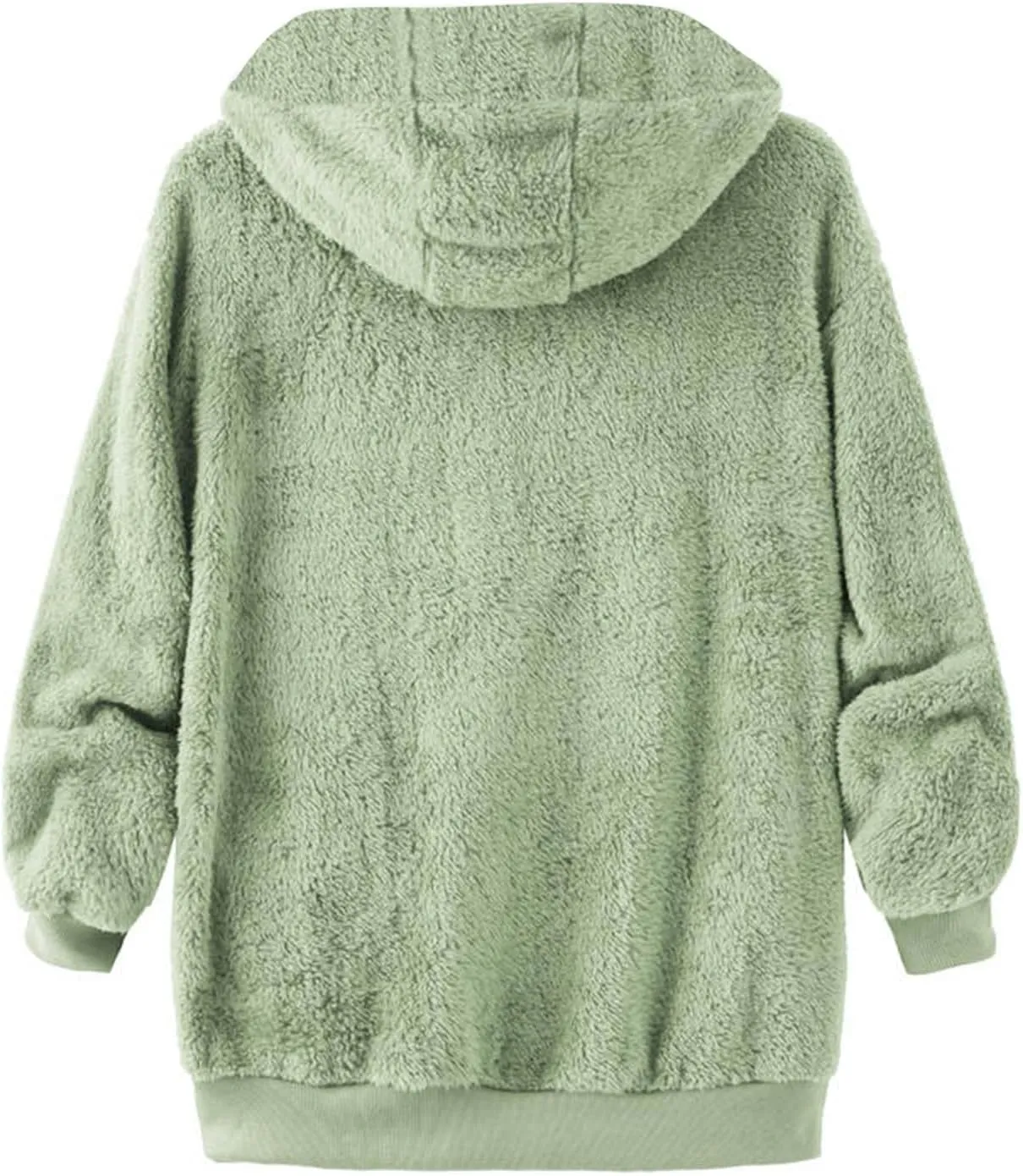 LCMTWX Women Fashion Color Block Faux Shearling Coat Pullover Sweatershirt Solid Artificial Wool Coat Outerwear with Warm