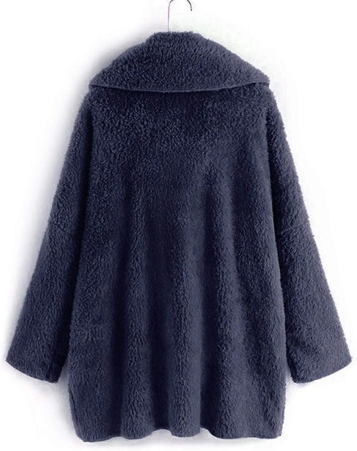 LCMTWX Womens 2023 Winter Fuzzy Fleece Jacket Fleece Sleeve Plus Size Women Women's Coat Solid Oversized Fuzzy Fleece