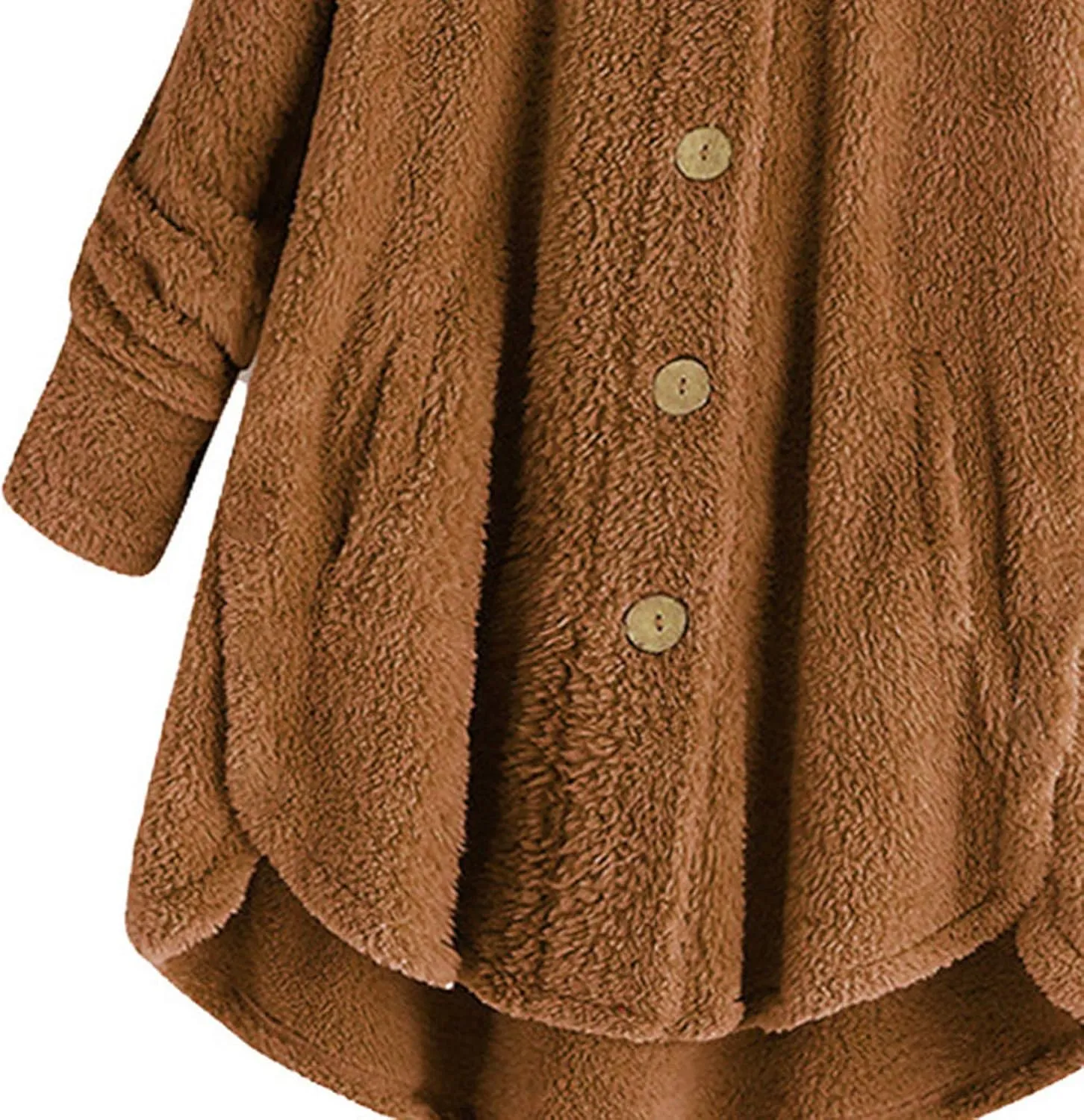LCMTWX Women's Coats Basic Long Jacket Coat Trendy Color Block Winter Drawstring Hoodie Snow Coat Shaggy Warm Winter Fleece