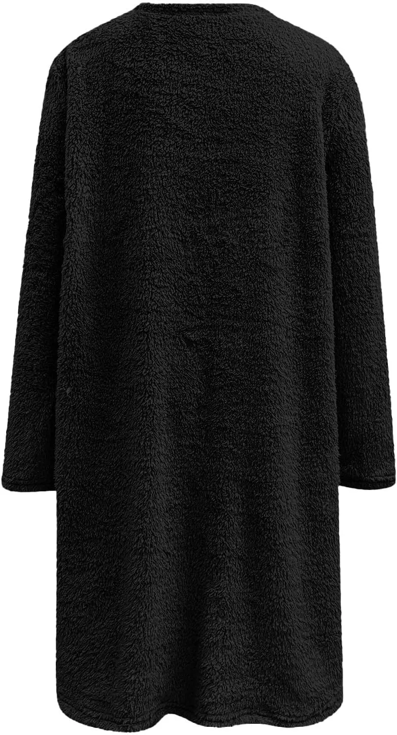 LCMTWX Womens Winter Jacket Coats Winter Coat Fleece Thickening Plus Size Coat Jacket Casual Plus Thermal Sweatshirt Plus