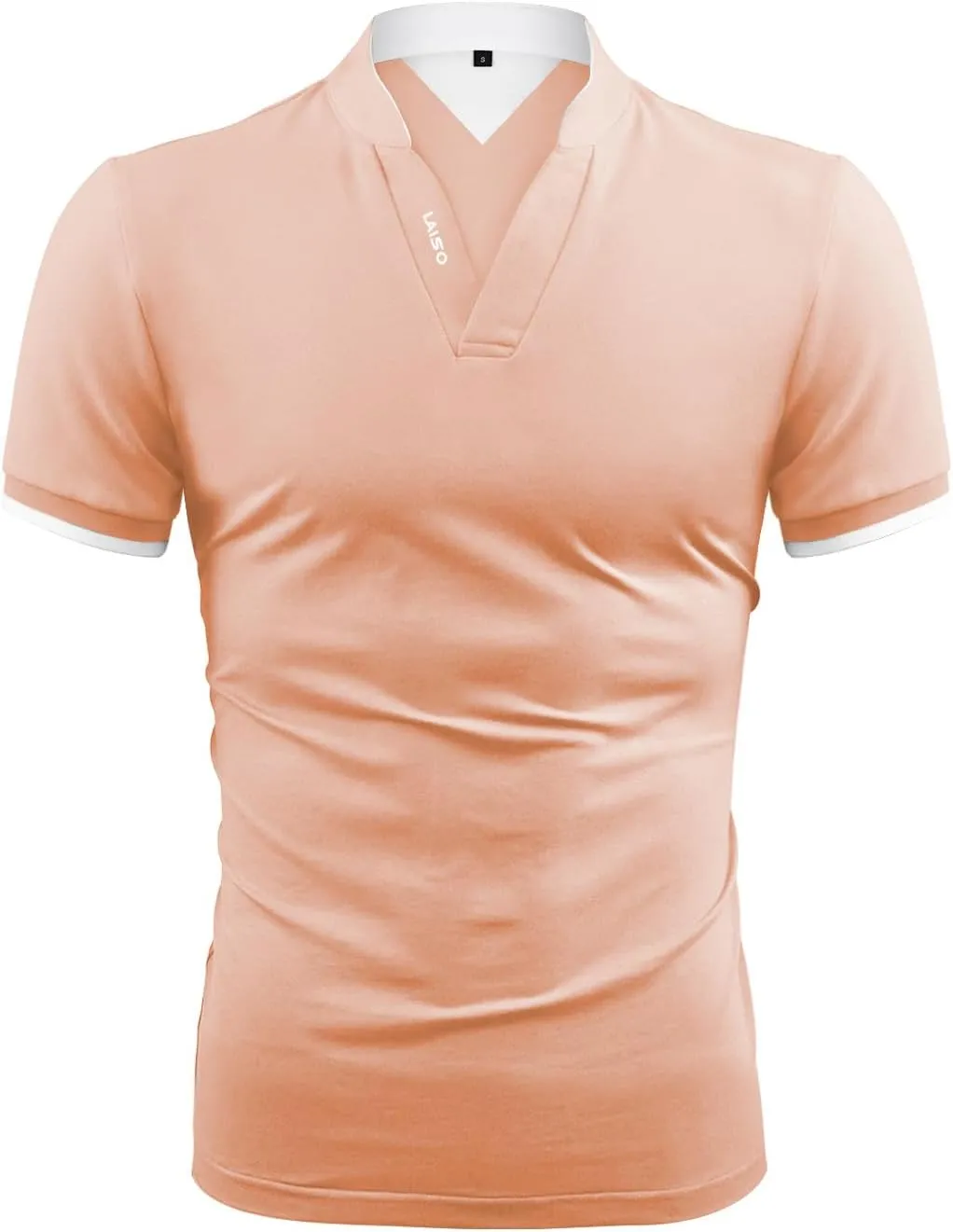 LOGEEYAR Mens Fashion Polo Henley Shirts Short/Long Sleeve Casual T-Shirts Slim Fit Cotton Polo Shirts for Men