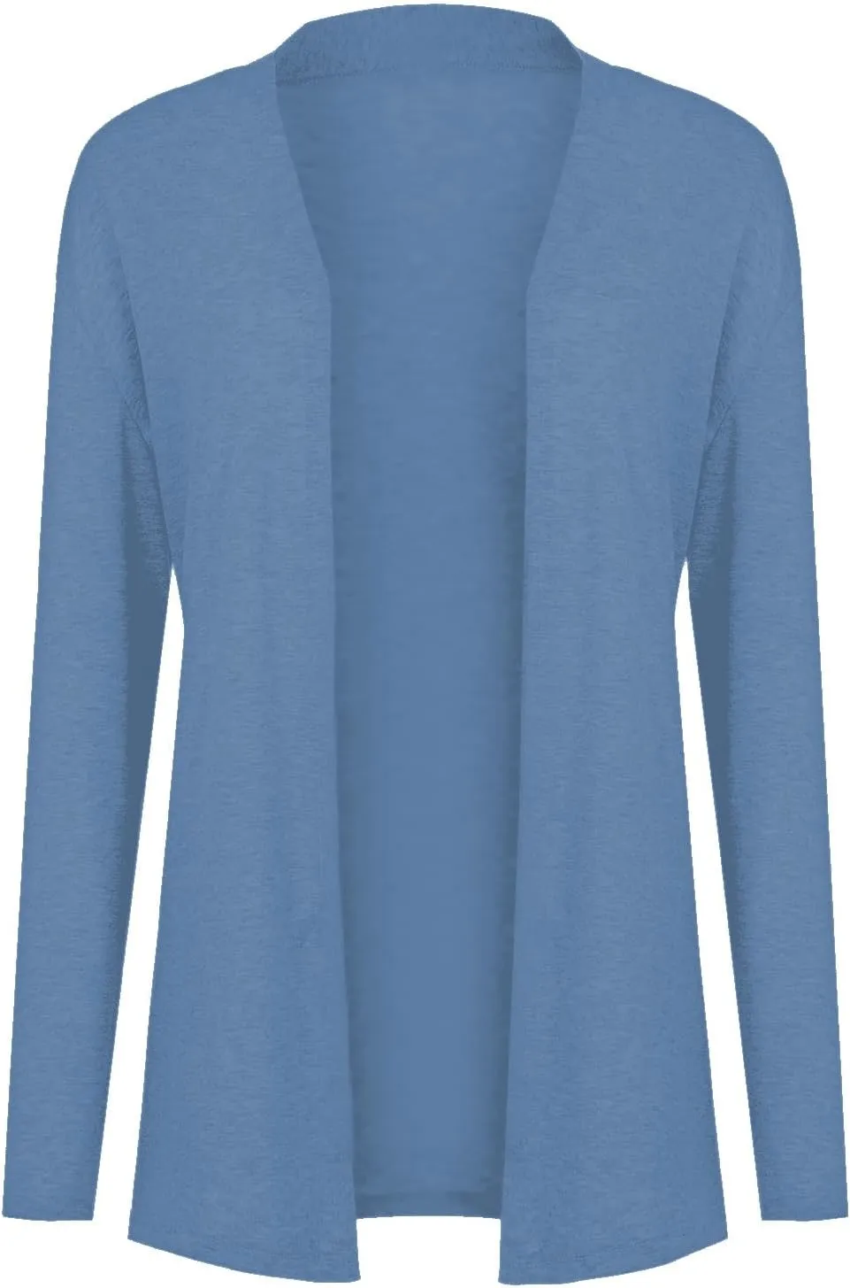Long Sleeve Cardigan for Women Trendy Open Front Kimono Sweatshrits with Pockets Elastic Loose Fit Tunic Shirts