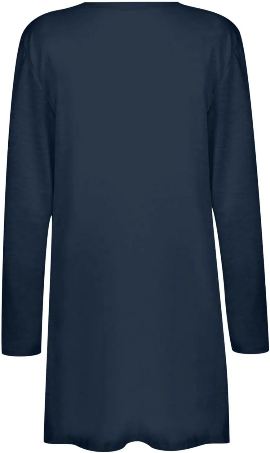 Long Sleeve Cardigan for Women Trendy Open Front Kimono Sweatshrits with Pockets Lightweight Casual Shirts Tops