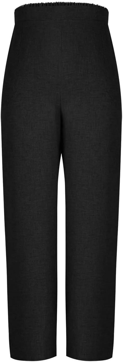 Lounge Pants Women Linen Palazzo Pants Summer Elastic Pants Flowy Beach Pants Workout Soft Pants Long Trousers