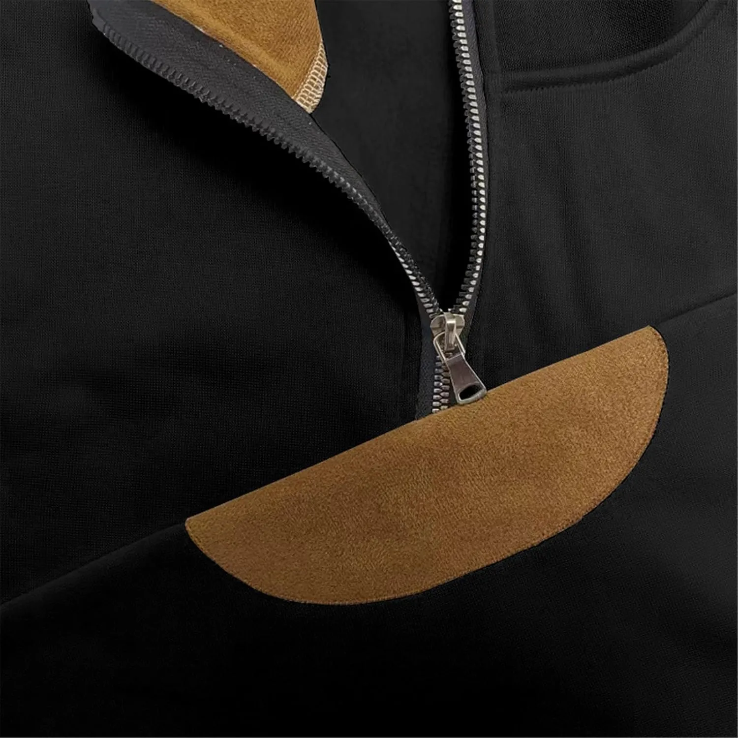 Men Hoodie Hooded Pocket And Solid Autumn Winter Color Sweater Sleeve Jacket Men's blouse Navvy Blue Hoodie Sweaters