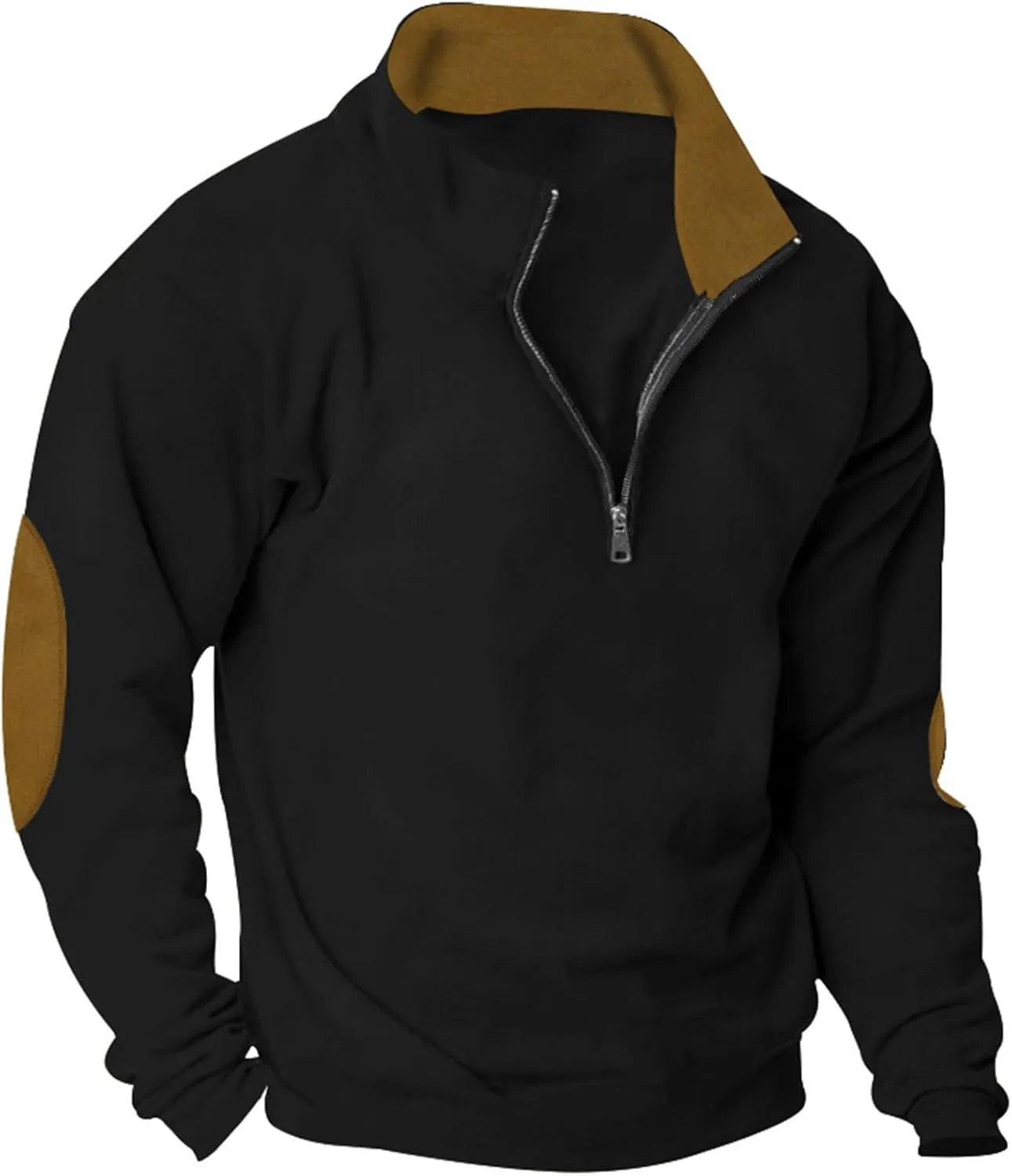 Men Hoodie Hooded Pocket And Solid Autumn Winter Color Sweater Sleeve Jacket Men's blouse Navvy Blue Hoodie Sweaters