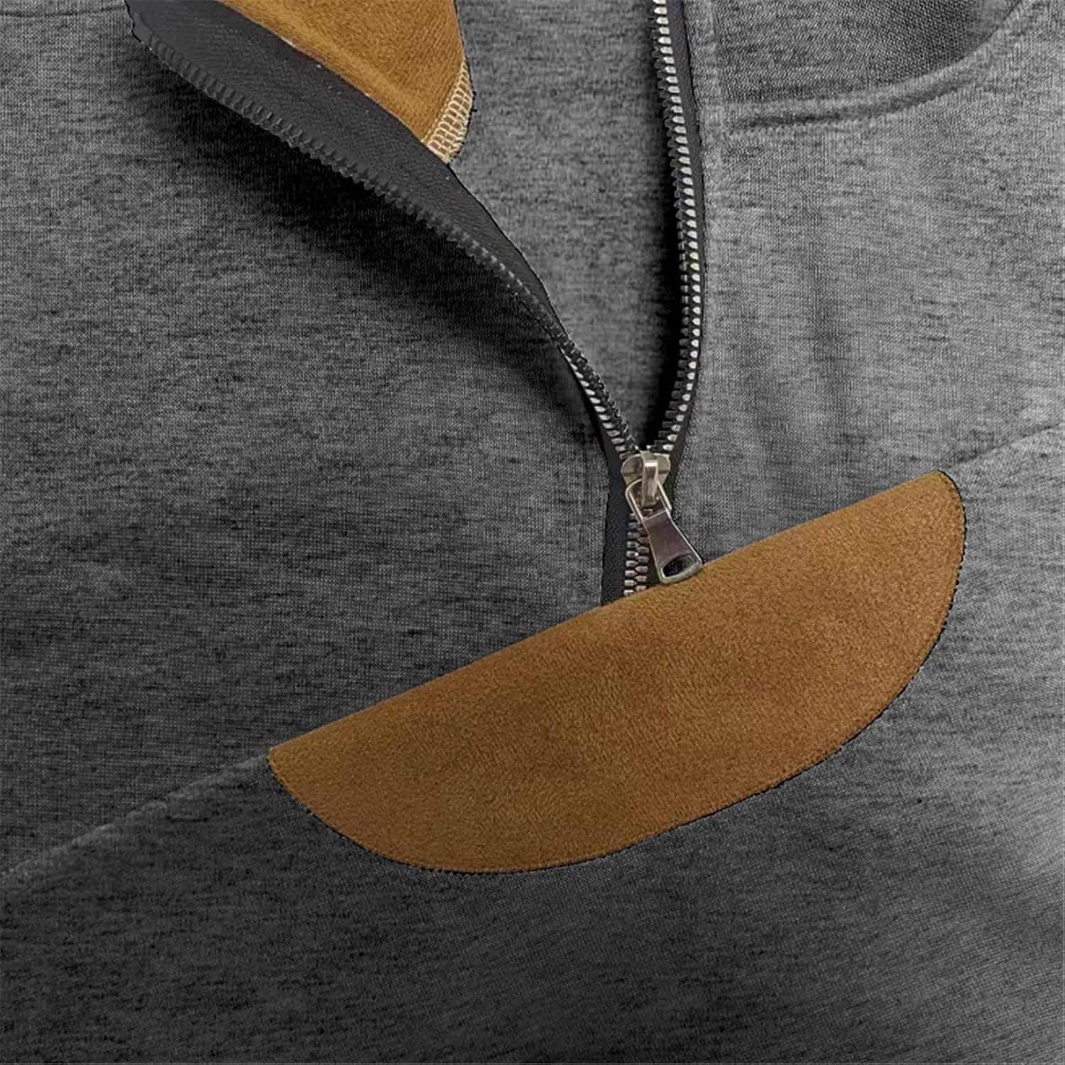 Men Hoodie Hooded Pocket And Solid Autumn Winter Color Sweater Sleeve Jacket Men's blouse Navvy Blue Hoodie Sweaters