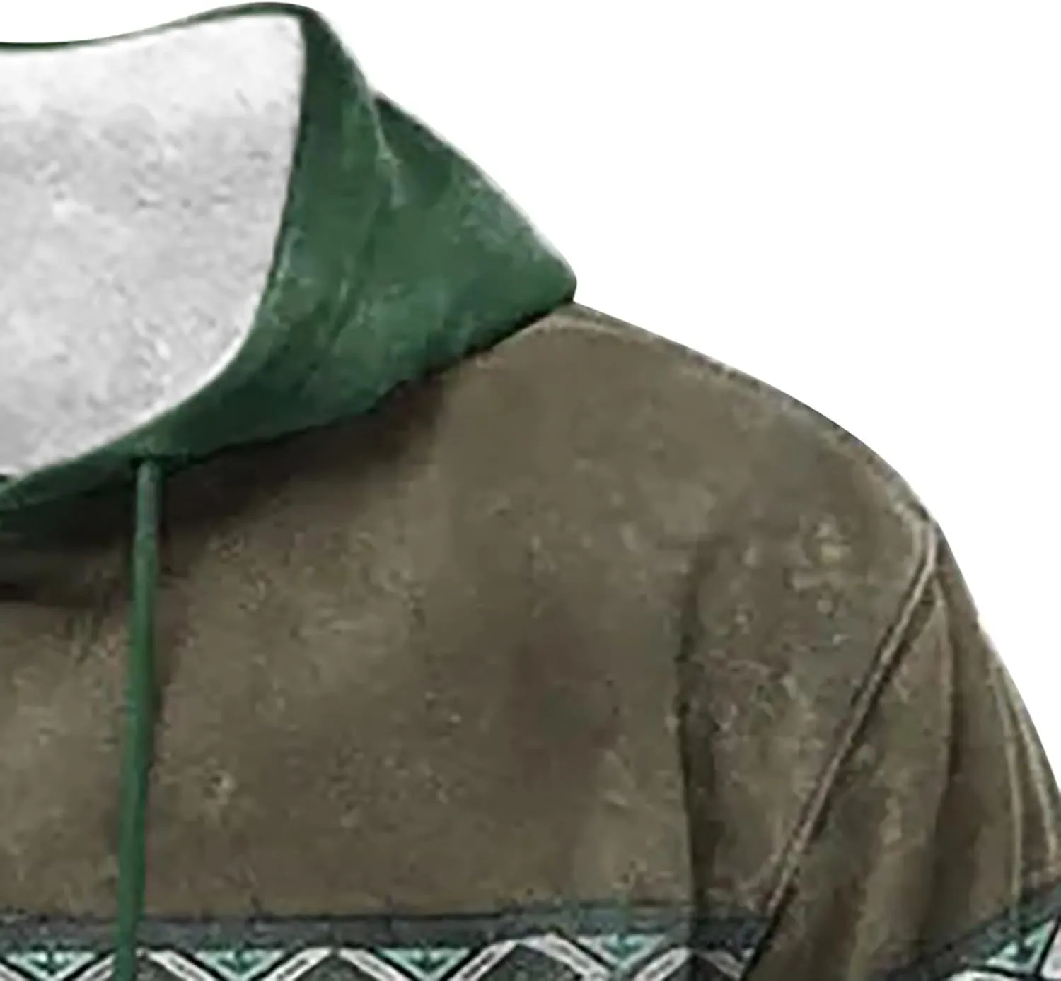 Men's Blue, Black, Brown Polyester Classic Hoodie with Half Sleeve and Hooded Neck