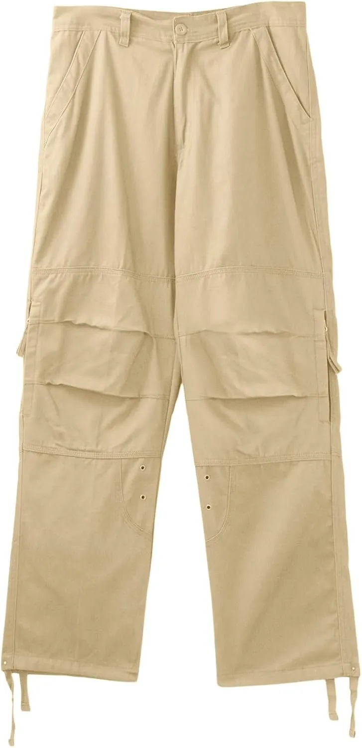 Mens Cargo Pants Relaxed Fit Work Hiking Pants Stretch Tactical Pants Lightweight Outdoor Travel Pants Multi Pockets Pants