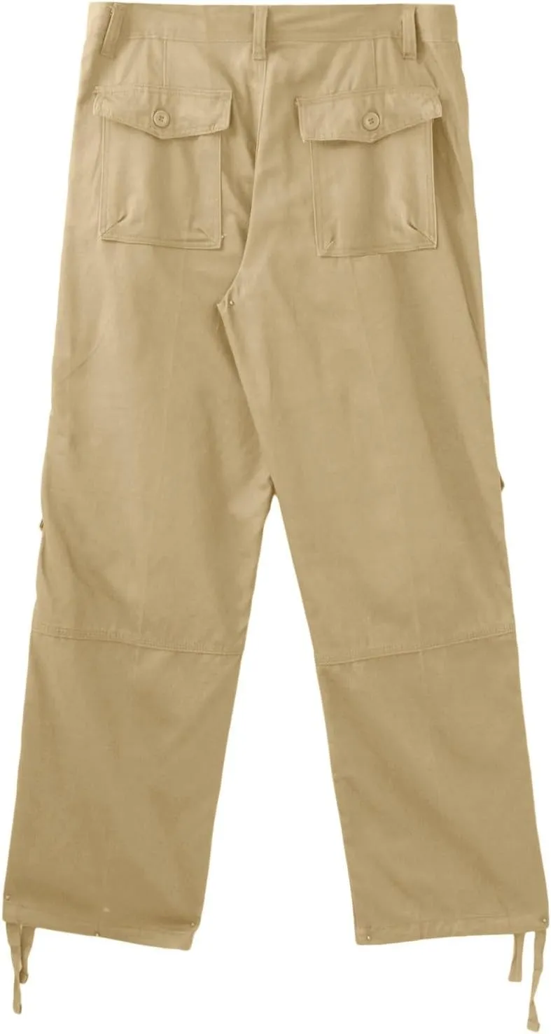 Mens Cargo Pants Relaxed Fit Work Hiking Pants Stretch Tactical Pants Lightweight Outdoor Travel Pants Multi Pockets Pants