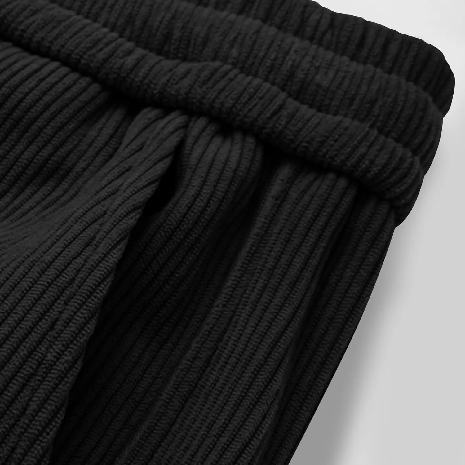 Men's Casual Athletic Pants Hiking Baggy Pants Belted Foot Elastic Waist Pants Casual Solid Pants Jogger Pants