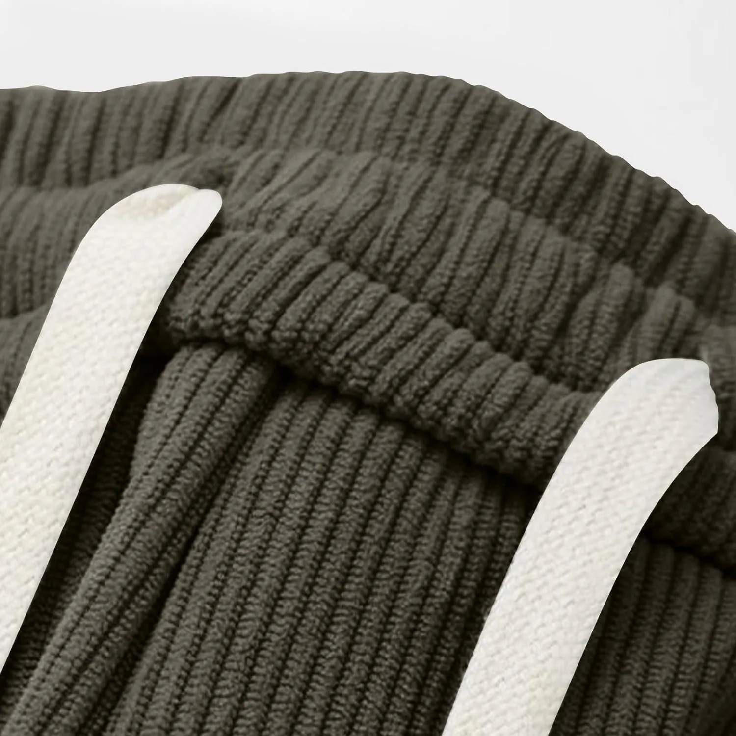 Men's Casual Athletic Pants Hiking Baggy Pants Belted Foot Elastic Waist Pants Casual Solid Pants Jogger Pants