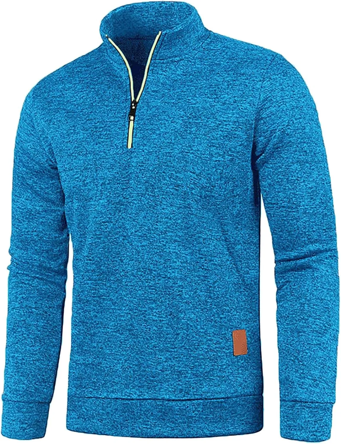 Men's Fleece Crewneck Sweatshirt Zipper Long Sleeved Hoodie Pullover Hooded Sweatshirt Sweat Shirt Mens Sweat Shirt