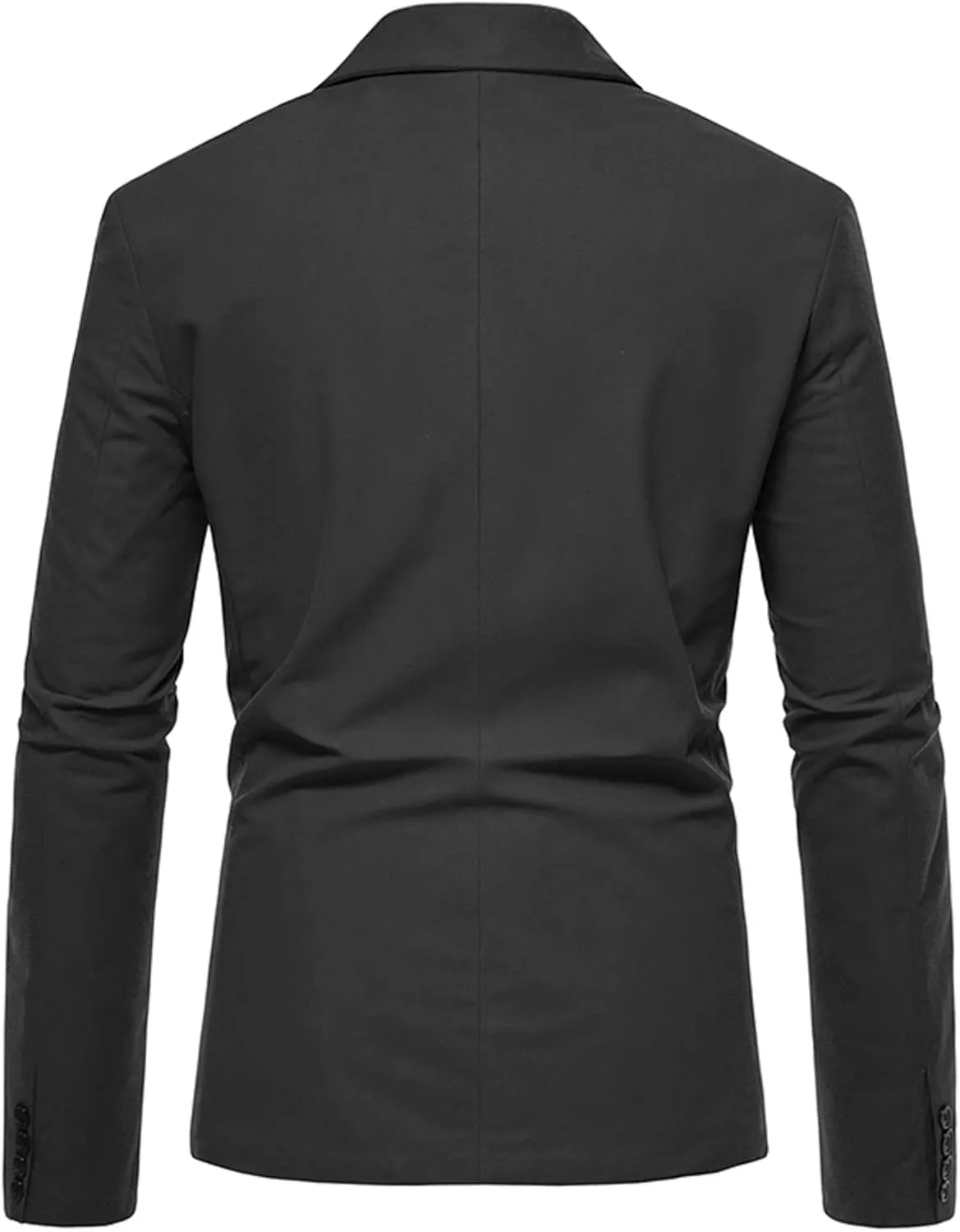 Men's Formal Suit Blazers Dinner Party Prom Wedding Stylish Tuxedo Coats for Men One Button Casual Slim Fit Jackets