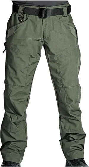 Men's Tactical Pants Military Work Pants Stretch Cargo Pants Fishing Multi Pockets Hiking Pants Activity Pants