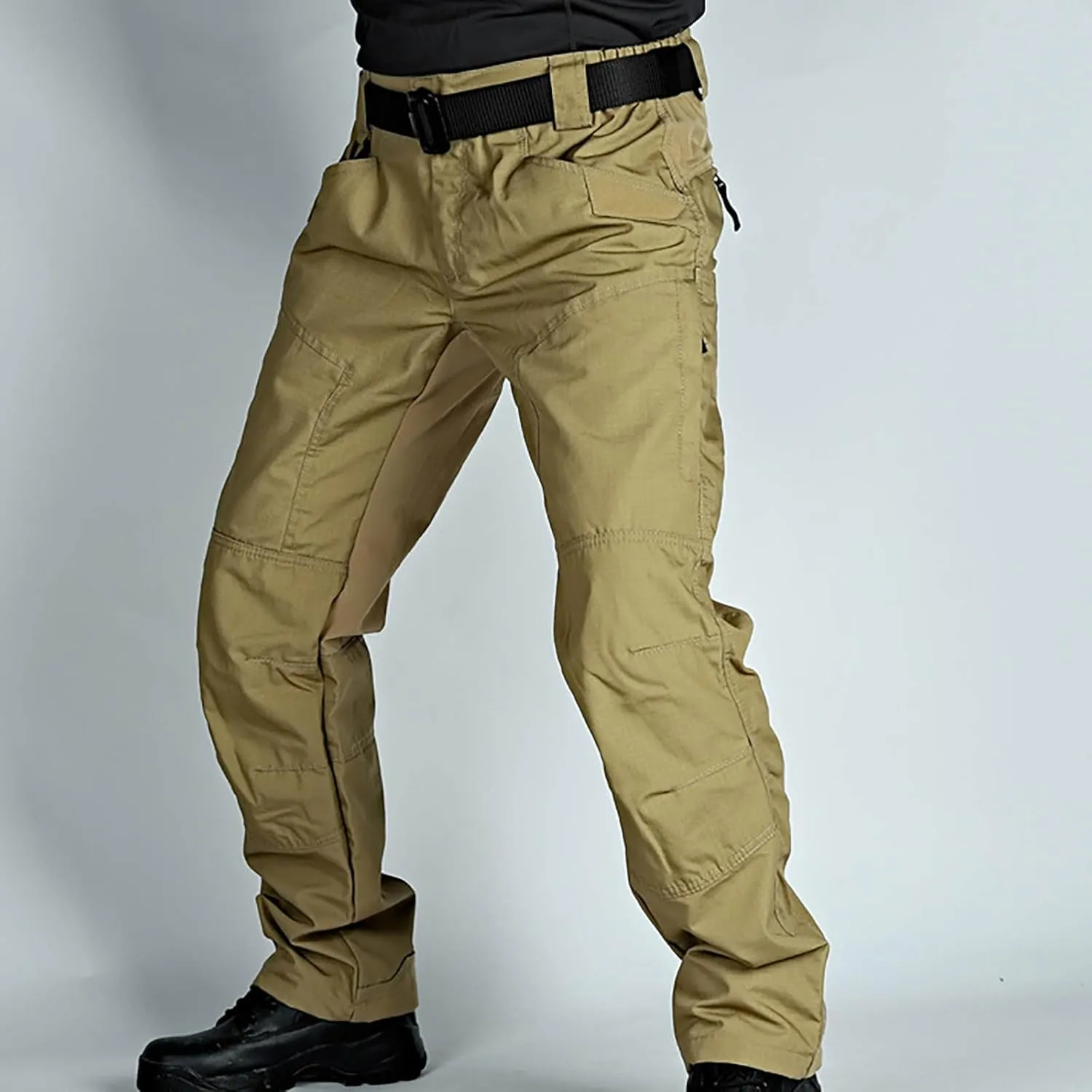 Men's Tactical Pants Military Work Pants Stretch Cargo Pants Fishing Multi Pockets Hiking Pants Activity Pants