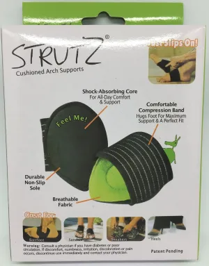 Ontel Strutz Cushioned Arch Supports, Green, 2 Count